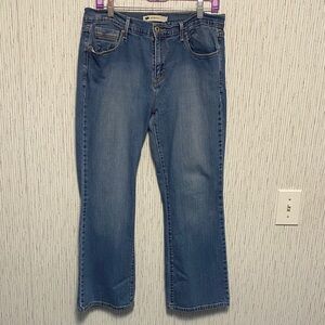 Levi 515 Bootcut Denim Jeans Size 12 & Embroidered Pockets